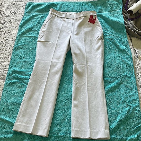 Spanx white kick flare pants - Picture 1 of 5